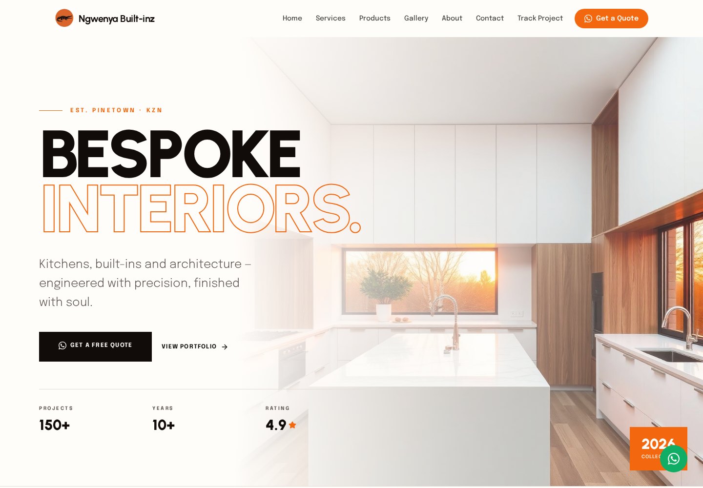 Ngwenya Builtinz website built by Deckford Media